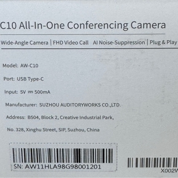 (NWB) Nuroum C10 Conference  Camera For Huddle Rooms - Picture 13 of 14